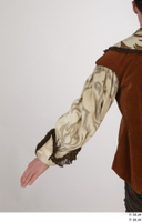  Photos Man in Historical Medieval Suit 4 15th century Medieval Clothing arm sleeve 0003.jpg